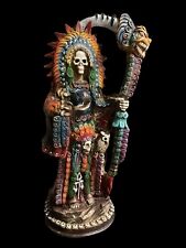 Santa Muerte Azteca Curada 17 “ picture