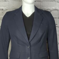 US Airways Navy Blue Women's Suit Poly Wool Blend Size 4 picture