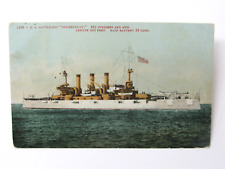U.S. Navy Battleship U.S.S. Connecticut 1908 MitchellPostcard  Stamp #1268 picture
