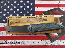 Jake Hoback Knives - Kwaiback Button Lock, Arctic Storm Fat Carbon, CPM-20CV picture