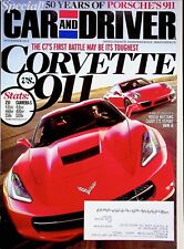SPECIAL 50 VEARS OF PORSCHES OIL - CAR AND DRIVER MAGAZINE, NOVEMBER 2013 picture