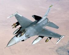 F-16 FIGHTING FALCON FIGHTER IN FLIGHT 8x10 GLOSSY PHOTO PRINT picture