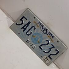 2018 Mississippi License Plate 5AG-232 Man cave BAR picture