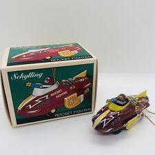 Schylling Rocket Fighter Christmas Ornament Tin Litho 1.75” Collectible 1998 picture