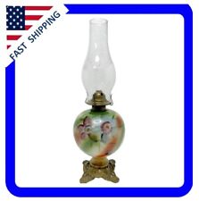 Vintage P&A Mfg Eagle Oil Lamp Hand Painted picture