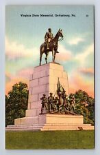 Gettysburg PA-Pennsylvania, Virginia State Memorial, Antique, Vintage Postcard picture