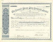 Cunard Steam-Ship Co. Limited - Shipping Stock Certificate - Shipping Stocks picture