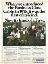 1983 BRITISH CALEDONIAN ad DC10 Super Executive BIZ CLASS airline airways advert picture