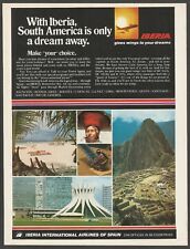 IBERIA International Airlines of Spain - 1973 Vintage Print Ad picture