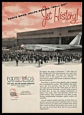 1956 BOEING WICHITA Plant 1955 Photo 1st Wichita built B-47 Foote Bros. AD picture