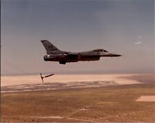 USAF F-16 Fighting Falcon Aircraft 8X10 Inch Photo Edwards Air Force Base 1980s picture