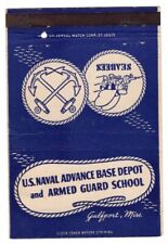 Matchbook: Naval Advance Base Depot & Armed Guard School (Seabees) picture