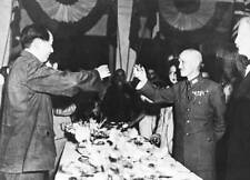 China Military Hero Chiang Kai Shek With Mao Zedong 1946 Old Photo picture