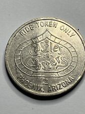 Rare Castles N Coasters Ride Arcade Amusement Token Grooved Phoenix Arizona #si1 picture