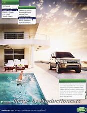 2011 Land Rover LR4 - Original Advertisement Print Art Car Ad H59 picture