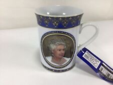 W72 Vintage Antique Classic Queen Elizabeth II Diamond Jubilee Souvenir Mug picture