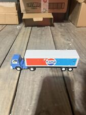 Vintage 1970 Tootsie Toy 8.5” Pepsi Tractor Trailer Semi Delivery Truck 2 Doors picture