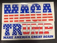 Trump MAGA pro-Trump 2024 Transfer Bumper Sticker  Car Decal FJB Lets Go Brandon picture