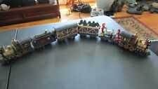 HOME TOWNE EXPRESS CHRISTMAS TRAIN SET OF 6 picture