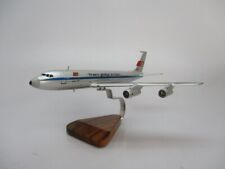 B-707 Trans Global Air B707 Airplane Desk Wood Model  Regular New picture