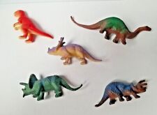 Lot of 5 Vintage Small assorted Dinosaur Toy Figures ~ Ray Rohr Cosmic Artifacts picture