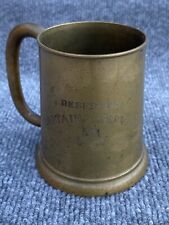 Elders & Fyffes Ltd Shipping Line “Reserved Captain’s Service” Brass Tankard Mug picture