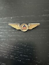 Vintage Delta Airlines Junior Flyer, Gold Plastic Wings Pin 2-5/8