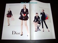 DIOR 4-Page PRINT AD Spring 2013 women's LEGS Ankles THIGHS Feet in black heels picture