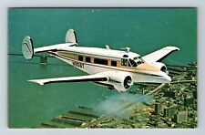 Airplane, The Beechcraft Super H-18  Vintage Souvenir Postcard picture
