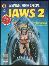 Jaws 2 Marvel Super Special 6 Magazine Movie Adaptation Shark Attack Horror Meg picture