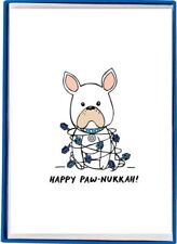 Graphique de France Happy Paw-Nukkah Frenchie Holiday Boxed Cards, 20 cards picture