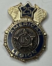 RARE American Legion 25 Year Service Membership Pin /Pin Back / Lapel Pin picture