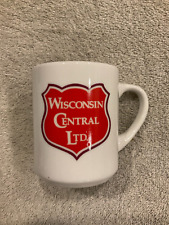 Vintage Wisconsin Central LTD Railroad Collector Coffee Mug.   New picture