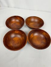 Wood Bowls Set Of 4 Serving Bowls for Salad Bowl or Fruit Bowl picture