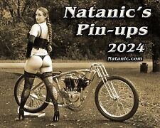 NATANIC'S Pin-ups 2024 Biker Babe calendar (Buy 1 get 1 FREE) picture