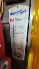 vintage advertising thermometer sign Newton Iowa 1960s Great Graphis  picture