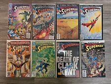 Superman Lot Of 8 DC Comics VF - Death Funeral For A Friend Doomsday Return Of picture
