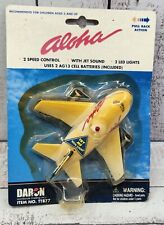 Aloha Airlines DARON Pull Back Action Toy Plane Jet Lights and Sound Hawaiian HI picture