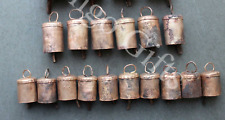Rustic Iron Vintage Tin Metal Bells Handmade Decorative X Mas Wholesale 40 Pcs picture