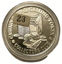 CCGTCC 20th Annual Convention Limited Sterling Silver Gaming Tokem picture