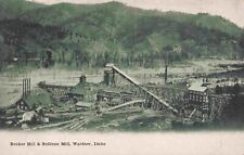Wardner Idaho Mining Bunker Hill & Sullivan Mill c1908 Unused Vintage Postcard picture
