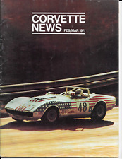Corvette News Magazine C3 Cover Road Atlanta Production Champion Feb/ March 1971 picture