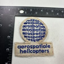 Vintage Kinda Dirty-Rough AEROSPATIALE HELICOPTERS Aircraft Aerospace Patch 22SC picture
