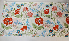 Vintage Floral King Size Pillowcase All Over Print Fieldcrest Perfection 1970's picture
