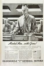 1943 Oldsmobile General Motors Vintage Ad Masked men with guns picture