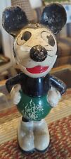 RARE 1929 Antique Mickey Mouse Composition 12” Figure Doll EARLY RAT FACE picture