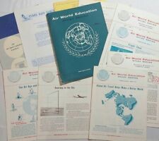 TWA Trans World Airlines 1959 Vintage Education Series Air Space Booklets 10 Pcs picture