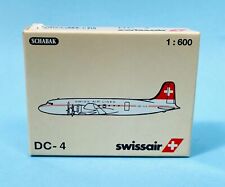 SCHABAK 938/4 SWISSAIR DOUGLAS DC-4 1:600 MODEL PLANE BOXED picture