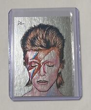 David Bowie Platinum Plated Artist Signed “Ziggy Stardust” Trading Card 1/1 picture