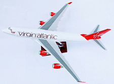 Virgin Atlantic Airplane Large Plane Model A380 Solid Resin Airplane 45Cm picture